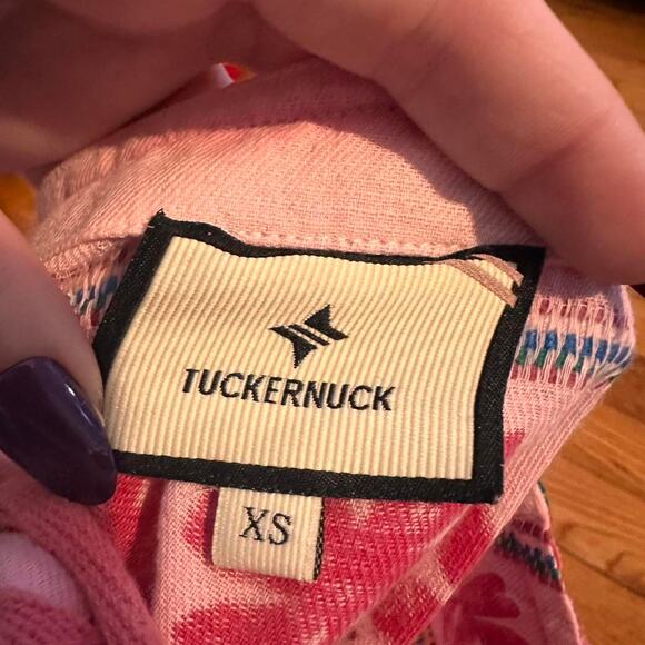 Pink tuckernuck dress with tie - Picture 2 of 8